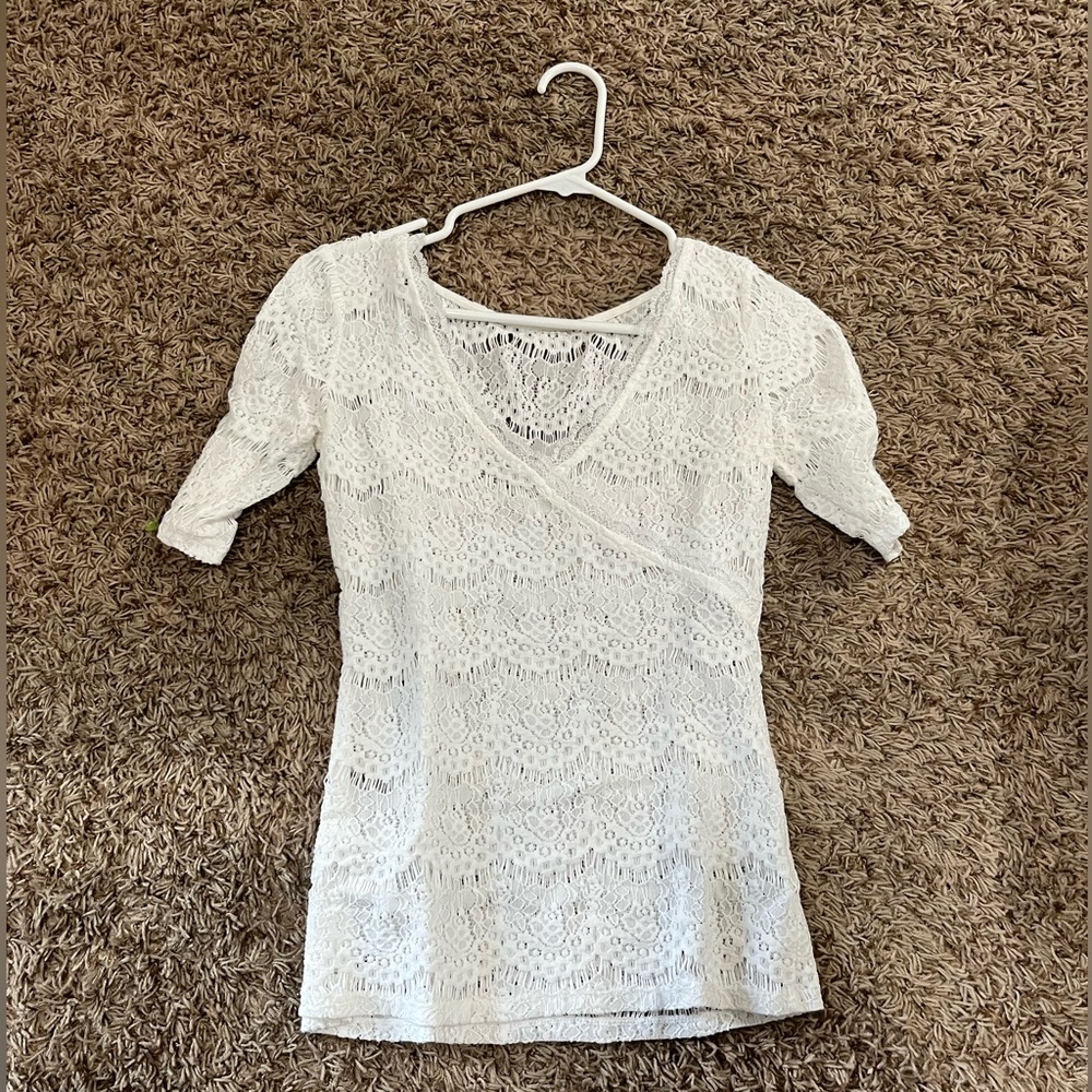 Guess White Blouse